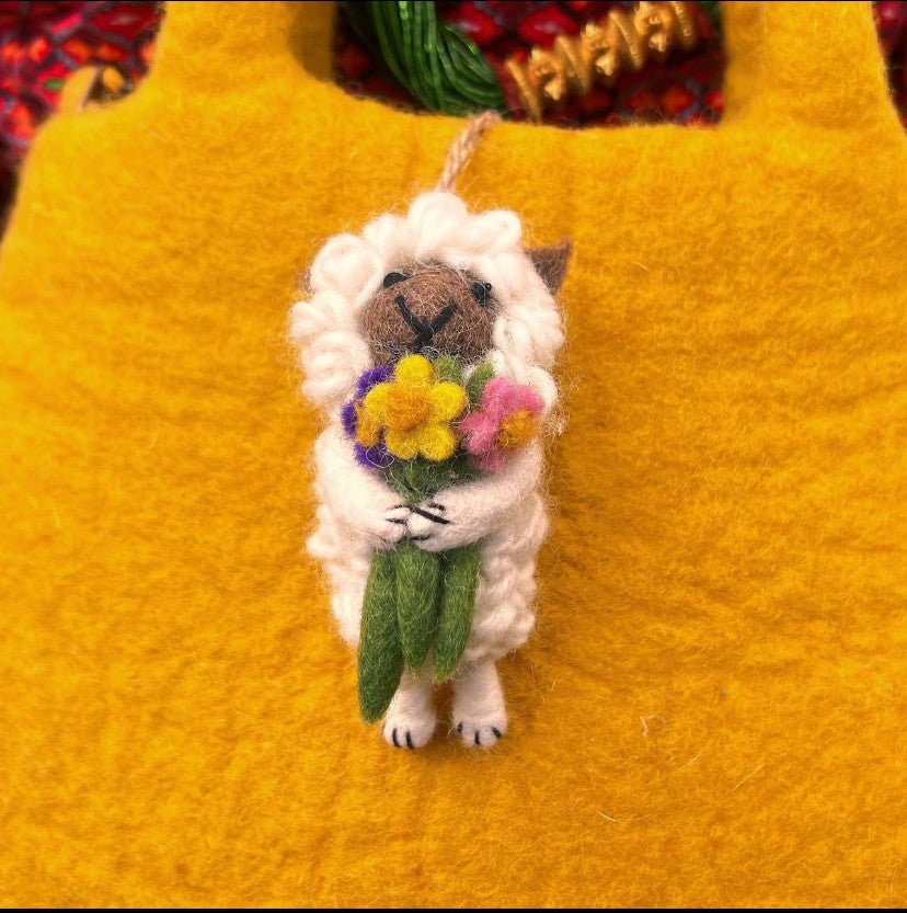 Flowered Sheep - WeDesignWool
