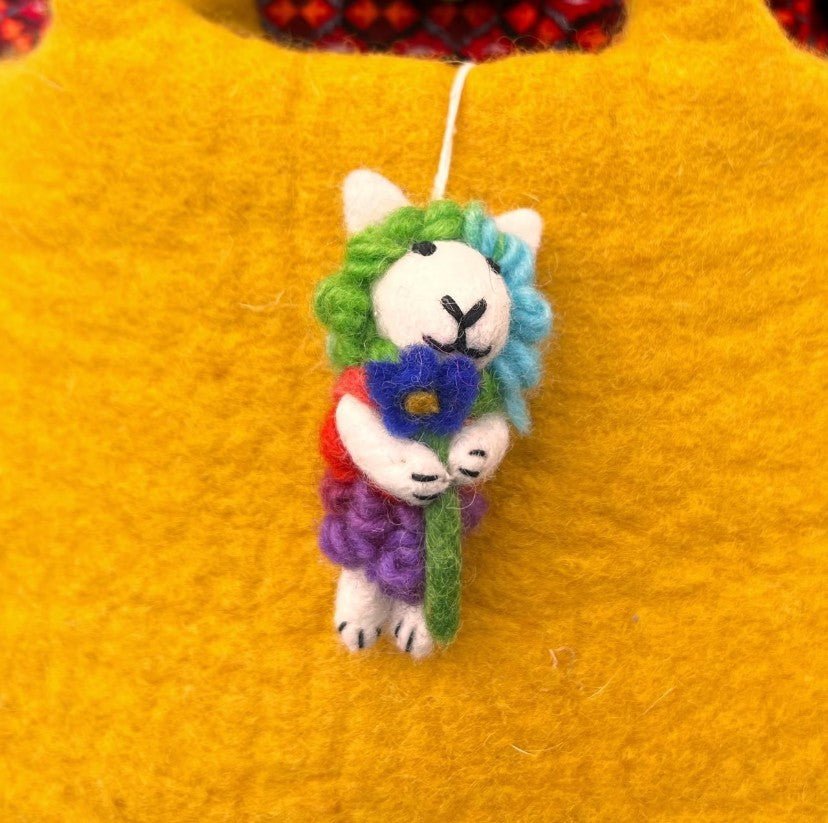 Flowered Sheep - WeDesignWool