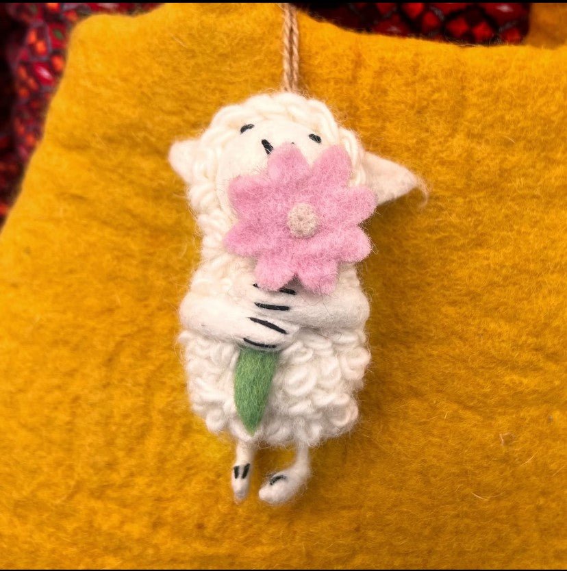 Flowered Sheep - WeDesignWool