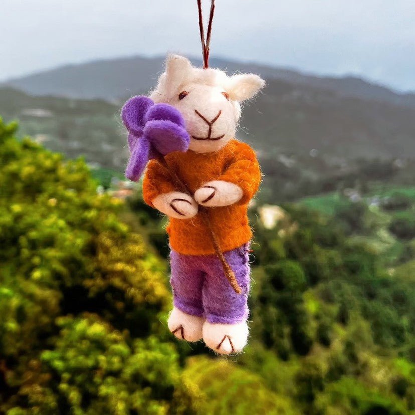 Flowered Sheep - WeDesignWool