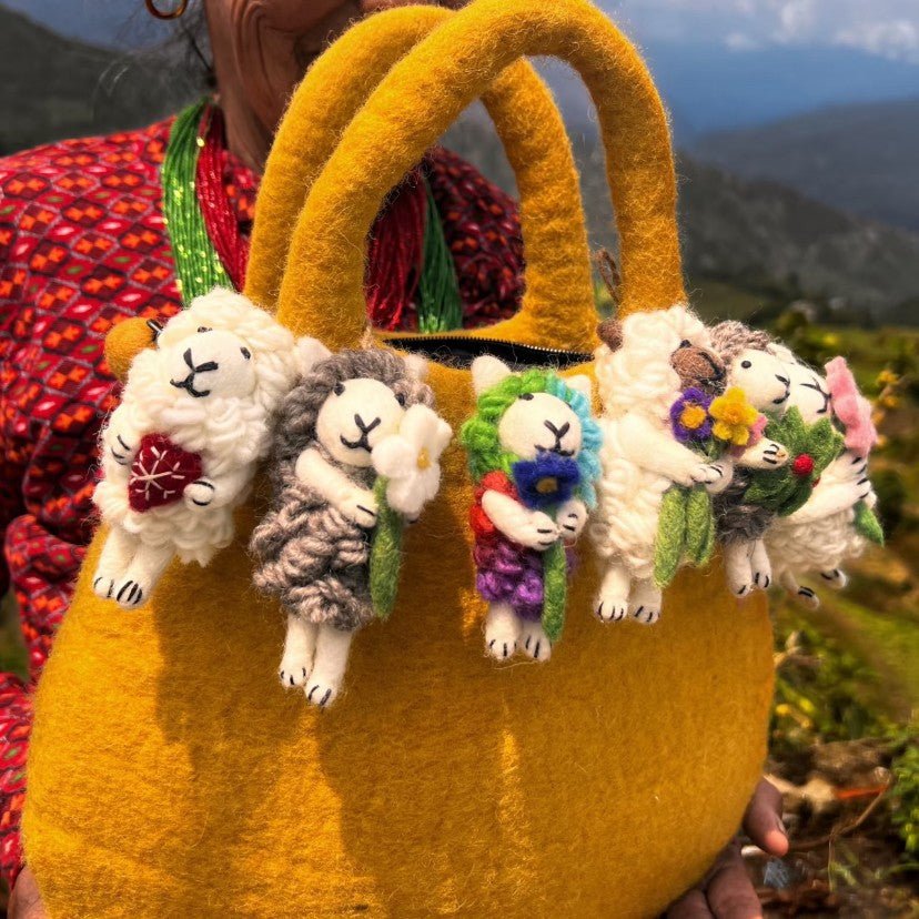 Flowered Sheep - WeDesignWool
