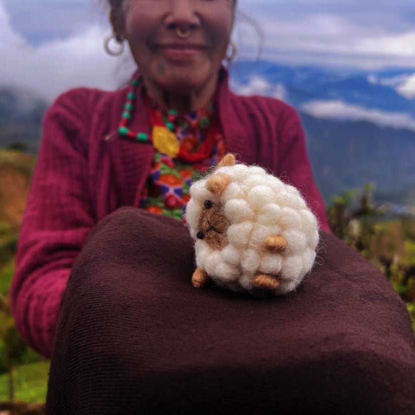 Little Curly Sheep - WeDesignWool