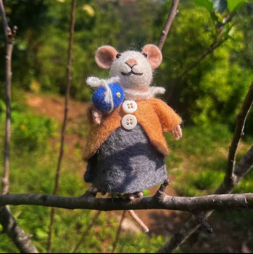 Various Style of Feltie Flutter Mice I - WeDesignWool