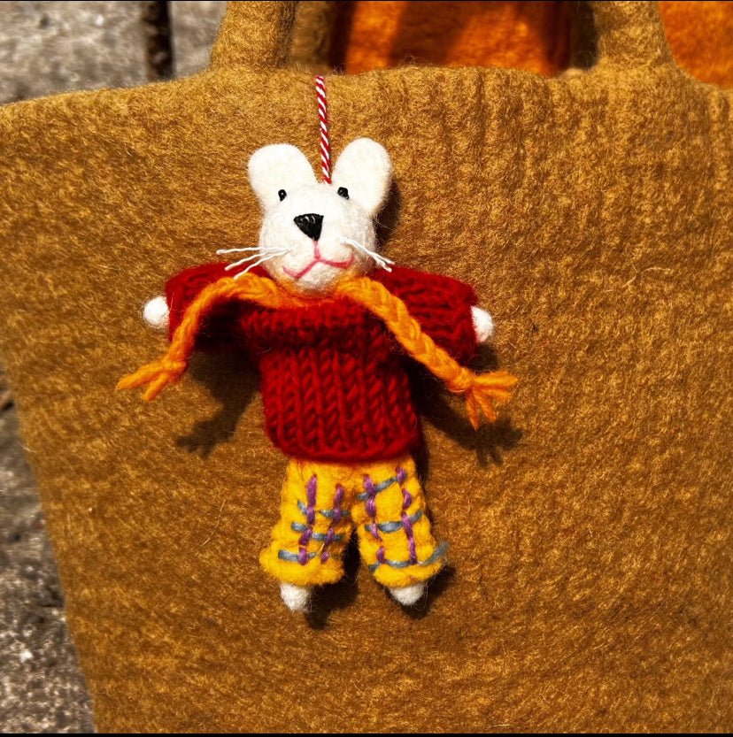 Various Style of Feltie Flutter Mice I - WeDesignWool