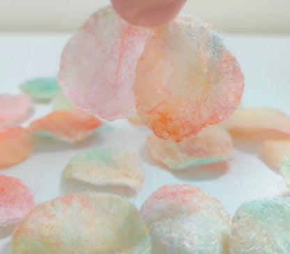 Custom Color(include single colour or colour gradient) Wool Felt Flower - WeDesignWool