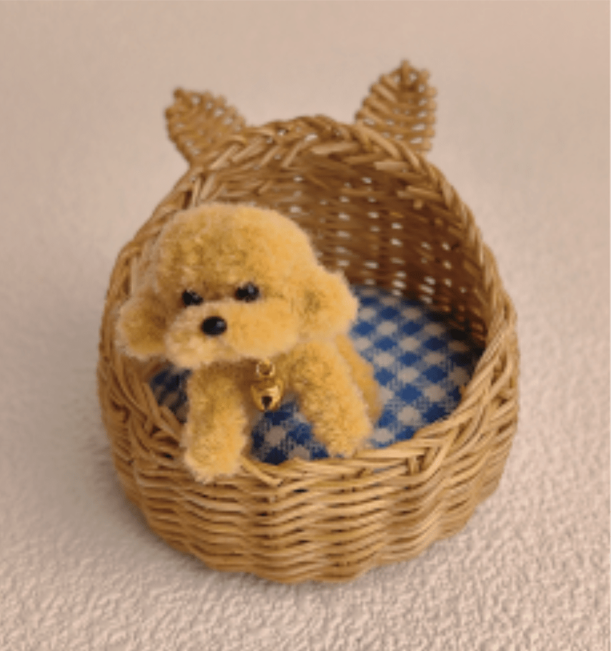 Custom Handcraft Felted Pet with Bamboo Nests - WeDesignWool