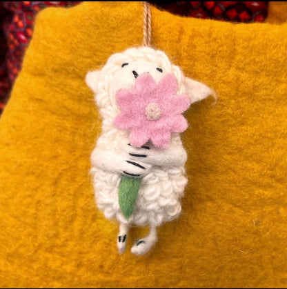 Flowered Sheep - WeDesignWool