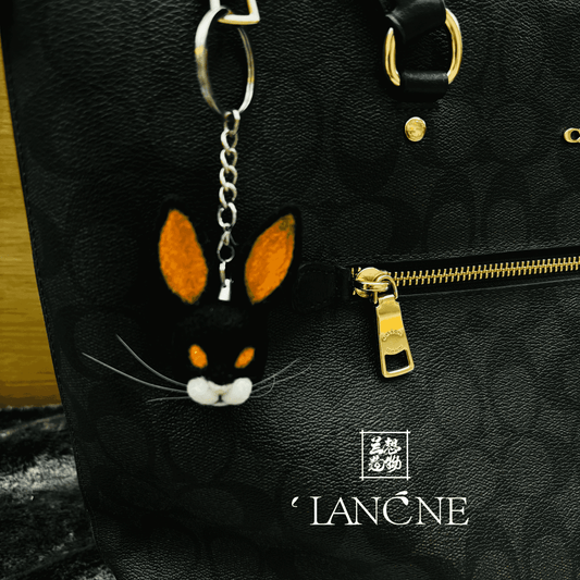 🐇🖤Night Shade Phantom Rabbit Charm - WeDesignWool