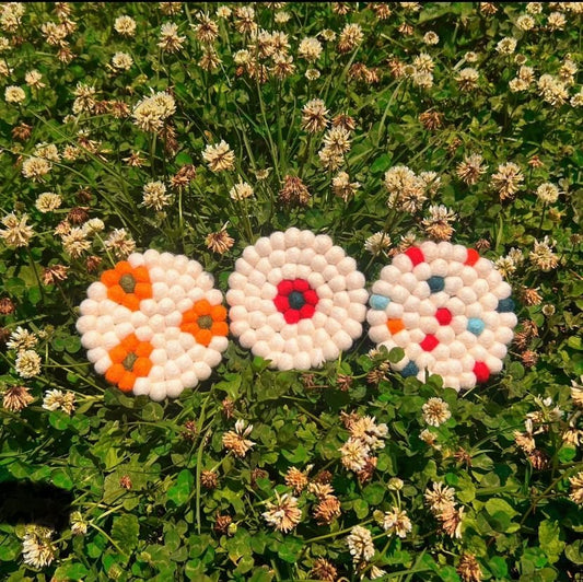 wool Felt Coasters & Placemats - WeDesignWool