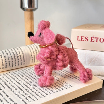 Wool Felt Poodle - WeDesignWool